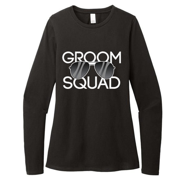 Groom Squad Sunglasses Wedding Bachelor Party Womens CVC Long Sleeve Shirt