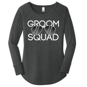 Groom Squad Sunglasses Wedding Bachelor Party Women's Perfect Tri Tunic Long Sleeve Shirt