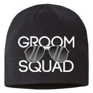 Groom Squad Sunglasses Wedding Bachelor Party Sustainable Beanie