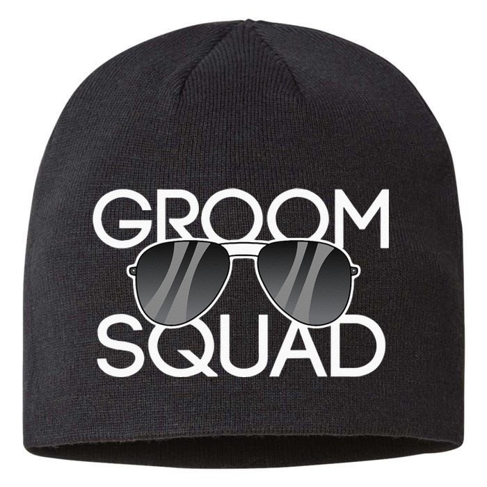 Groom Squad Sunglasses Wedding Bachelor Party Sustainable Beanie