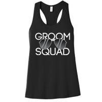 Groom Squad Sunglasses Wedding Bachelor Party Women's Racerback Tank