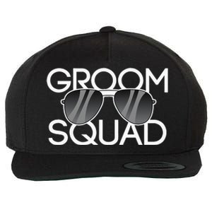 Groom Squad Sunglasses Wedding Bachelor Party Wool Snapback Cap