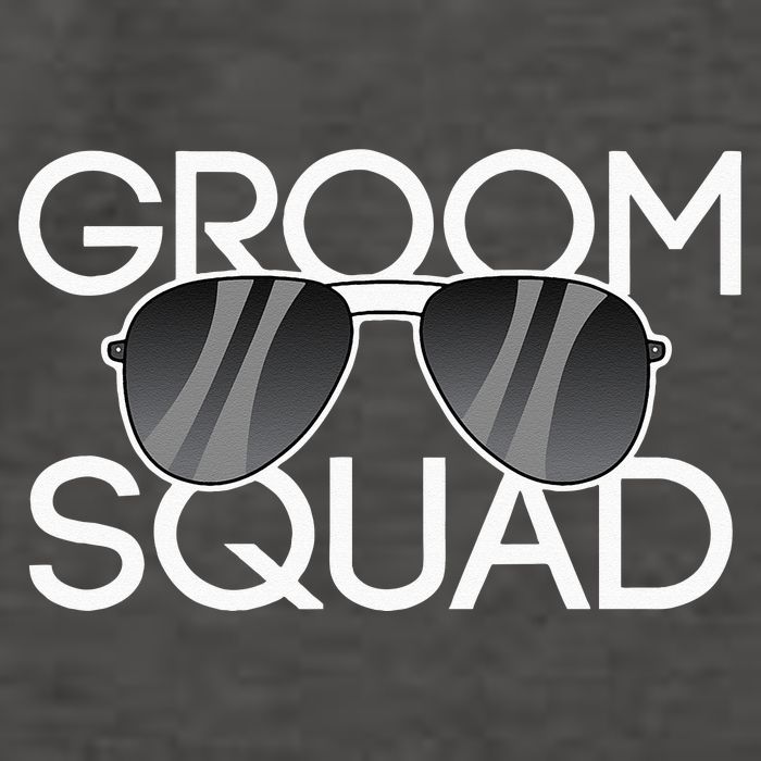 Groom Squad Sunglasses Wedding Bachelor Party Vector Backpack