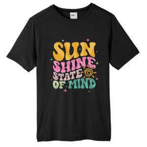 Groovy Sunshine State Of Mind Summer Break Vacation Tall Fusion ChromaSoft Performance T-Shirt