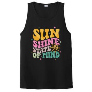 Groovy Sunshine State Of Mind Summer Break Vacation PosiCharge Competitor Tank