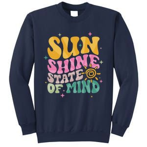 Groovy Sunshine State Of Mind Summer Break Vacation Sweatshirt