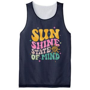 Groovy Sunshine State Of Mind Summer Break Vacation Mesh Reversible Basketball Jersey Tank