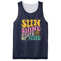 Groovy Sunshine State Of Mind Summer Break Vacation Mesh Reversible Basketball Jersey Tank