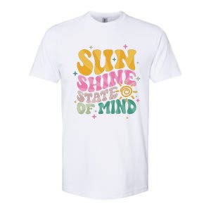 Groovy Sunshine State Of Mind Summer Break Vacation Softstyle CVC T-Shirt