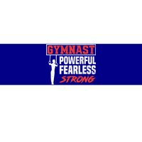 Gymnastics Sports Strong Funny Gymnast Gift Bumper Sticker