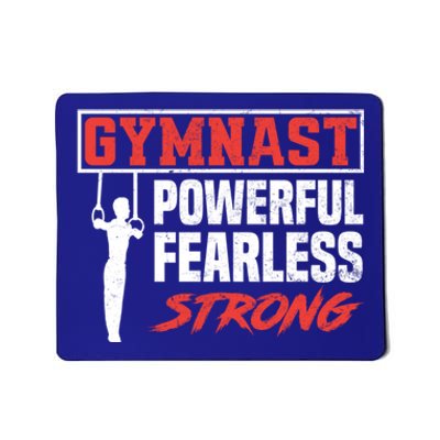 Gymnastics Sports Strong Funny Gymnast Gift Mousepad