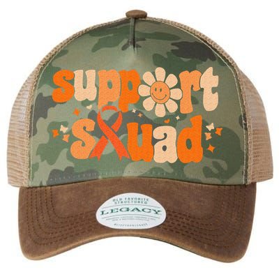 Groovy Support Squad Multiple Sclerosis Awareness Mom Women Legacy Tie Dye Trucker Hat