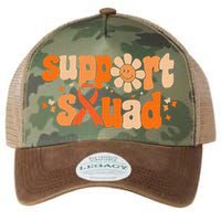 Groovy Support Squad Multiple Sclerosis Awareness Mom Women Legacy Tie Dye Trucker Hat
