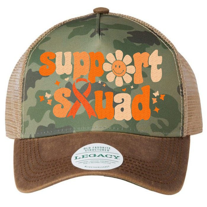 Groovy Support Squad Multiple Sclerosis Awareness Mom Women Legacy Tie Dye Trucker Hat