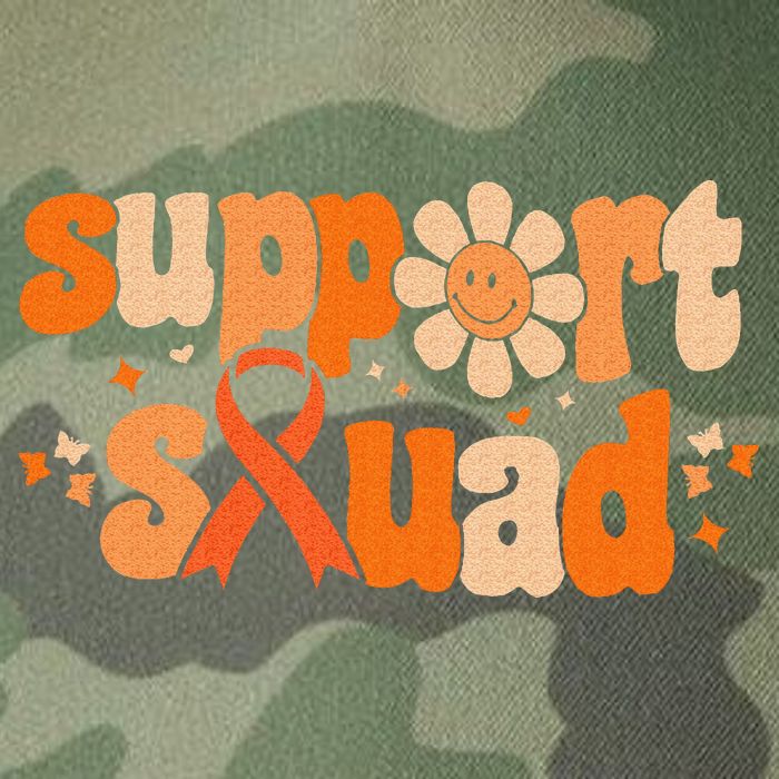 Groovy Support Squad Multiple Sclerosis Awareness Mom Women Legacy Tie Dye Trucker Hat