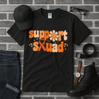 Groovy Support Squad Multiple Sclerosis Awareness Mom Women Tall T-Shirt