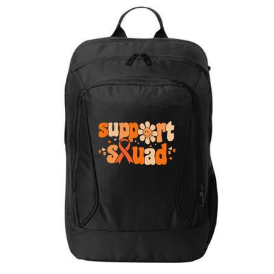 Groovy Support Squad Multiple Sclerosis Awareness Mom Women City Backpack