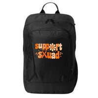 Groovy Support Squad Multiple Sclerosis Awareness Mom Women City Backpack