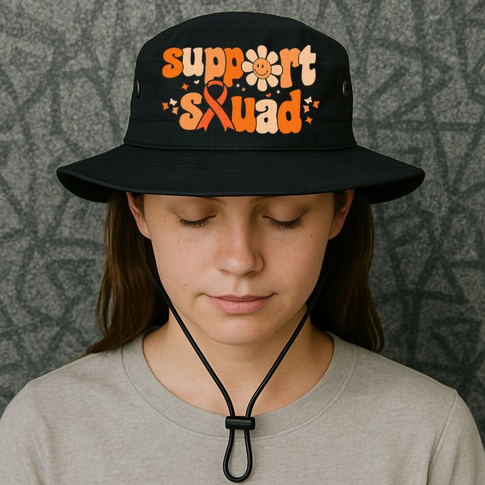 Groovy Support Squad Multiple Sclerosis Awareness Mom Women Bucket Hat