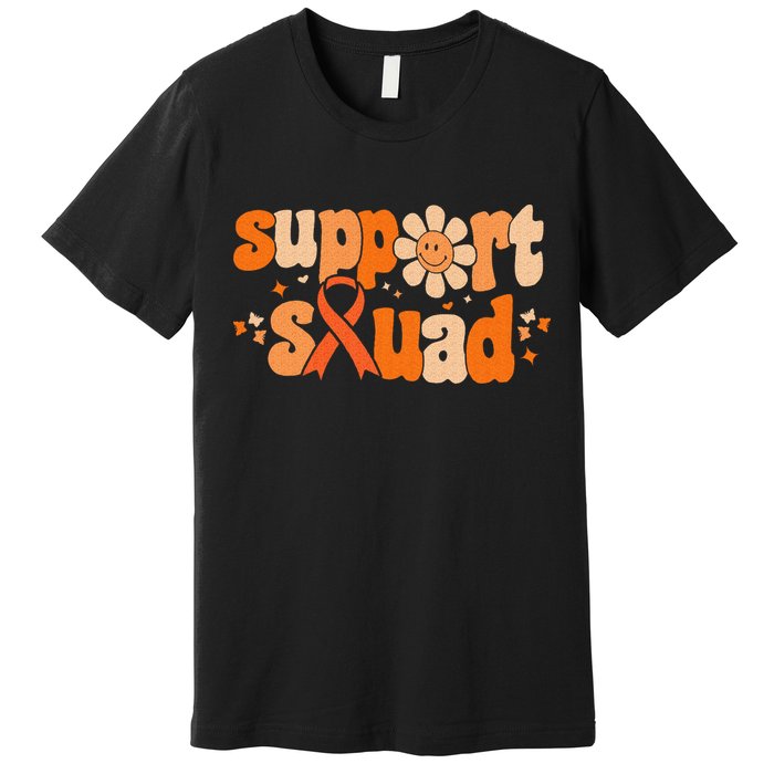 Groovy Support Squad Multiple Sclerosis Awareness Mom Women Premium T-Shirt