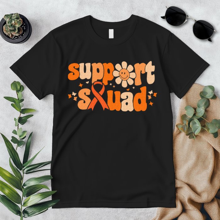 Groovy Support Squad Multiple Sclerosis Awareness Mom Women Premium T-Shirt