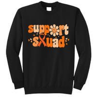 Groovy Support Squad Multiple Sclerosis Awareness Mom Women Tall Sweatshirt