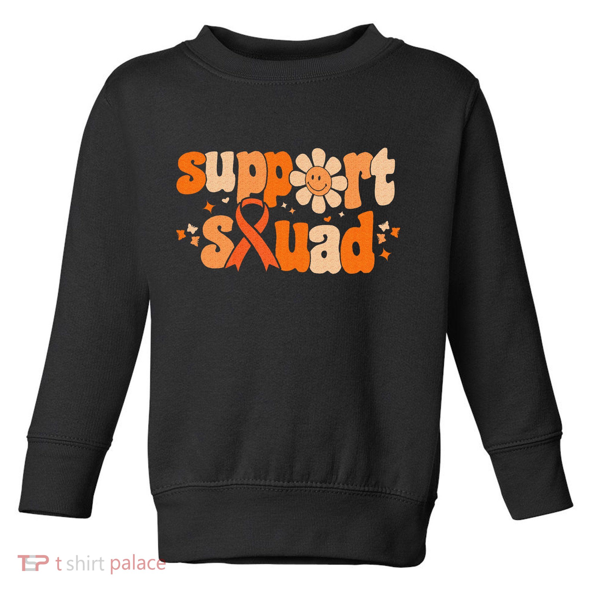 Groovy Support Squad Multiple Sclerosis Awareness Mom Women Toddler Sweatshirt