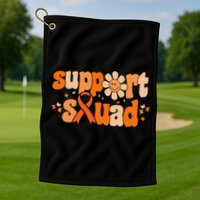 Groovy Support Squad Multiple Sclerosis Awareness Mom Women Golf Towel
