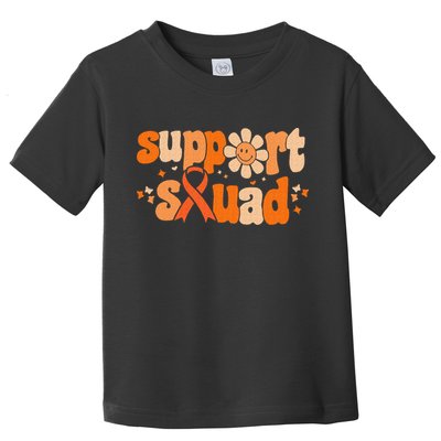 Groovy Support Squad Multiple Sclerosis Awareness Mom Women Toddler T-Shirt