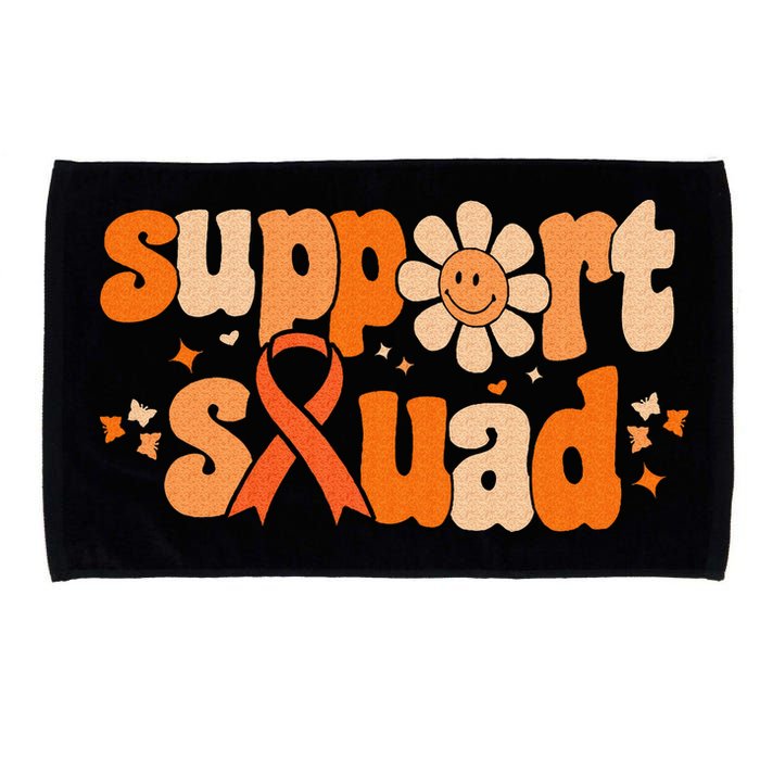 Groovy Support Squad Multiple Sclerosis Awareness Mom Women Microfiber Hand Towel