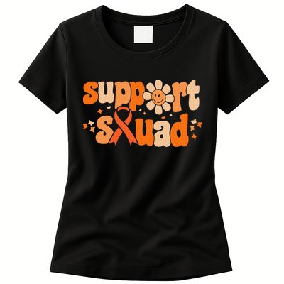 Groovy Support Squad Multiple Sclerosis Awareness Mom Women Womens T-Shirt