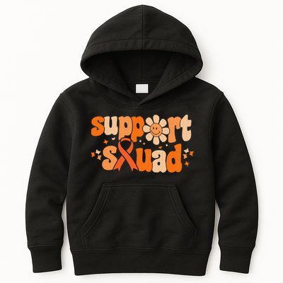 Groovy Support Squad Multiple Sclerosis Awareness Mom Women Kids Hoodie