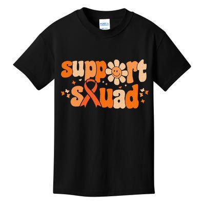 Groovy Support Squad Multiple Sclerosis Awareness Mom Women Kids T-Shirt