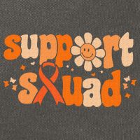 Groovy Support Squad Multiple Sclerosis Awareness Mom Women Cotton Canvas Backpack