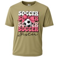 Groovy Soccer Sister Coquette Bow Soccer Performance Shirt