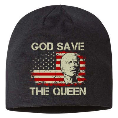 God Save The Queen Man Funny Joe Biden Shirts Sustainable Beanie