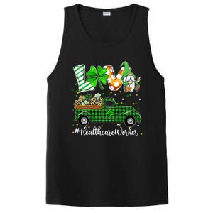 Gnome Shamrock Truck Love Healthcare Worker St Patricks Day Meaningful Gift PosiCharge Competitor Tank