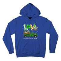 Gnome Shamrock Truck Love Healthcare Worker St Patricks Day Meaningful Gift Tall Hoodie