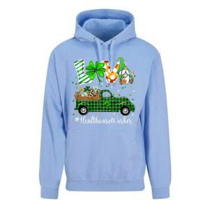 Gnome Shamrock Truck Love Healthcare Worker St Patricks Day Meaningful Gift Unisex Surf Hoodie