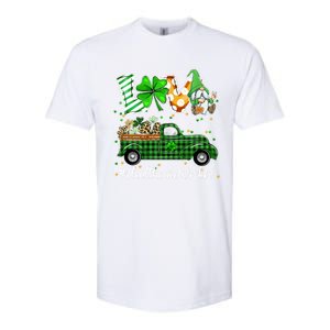 Gnome Shamrock Truck Love Healthcare Worker St Patricks Day Meaningful Gift Softstyle CVC T-Shirt