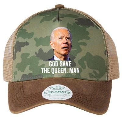 God Save The Queen Man Funny Joe Biden Shirts Legacy Tie Dye Trucker Hat