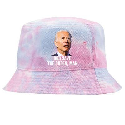 God Save The Queen Man Funny Joe Biden Shirts Tie-Dyed Bucket Hat