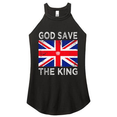 God Save The King Charles III. UK Flag Top King Charles Women's Perfect Tri Rocker Tank