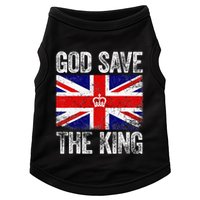 God Save The King Charles III Tee UK Flag Top King Charles Doggie Tank