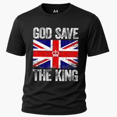 God Save The King Charles III Tee UK Flag Top King Charles Performance Shirt