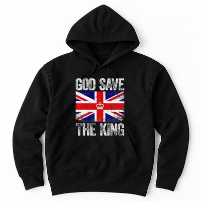 God Save The King Charles III Tee UK Flag Top King Charles Hoodie