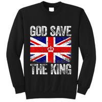 God Save The King Charles III Tee UK Flag Top King Charles Sweatshirt