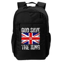 God Save The King Charles III Tee UK Flag Top King Charles Backpack
