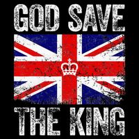 God Save The King Charles III Tee UK Flag Top King Charles Backpack