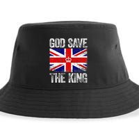 God Save The King Charles III Tee UK Flag Top King Charles Sustainable Bucket Hat